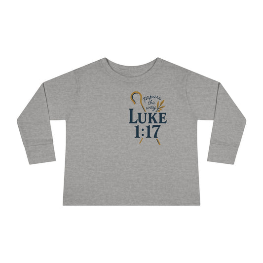 Religious Toddler Long Sleeve Tee - READY FOR THE LORD