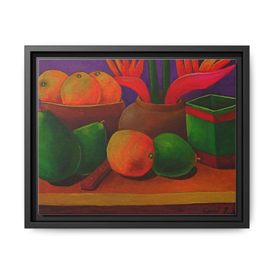 Canvas Wall Art - Tropical Fruits Design