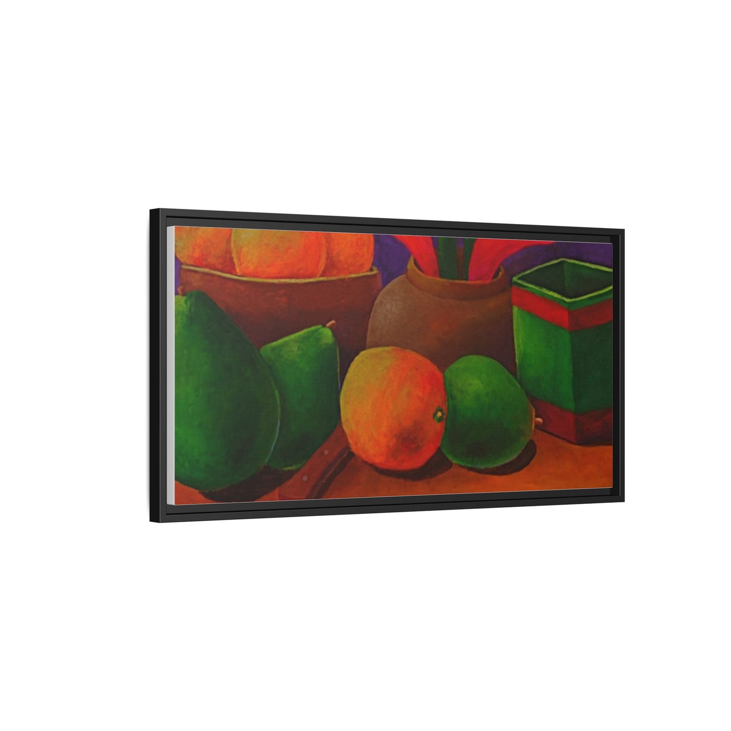 Tropical Fruits Canvas Wrap