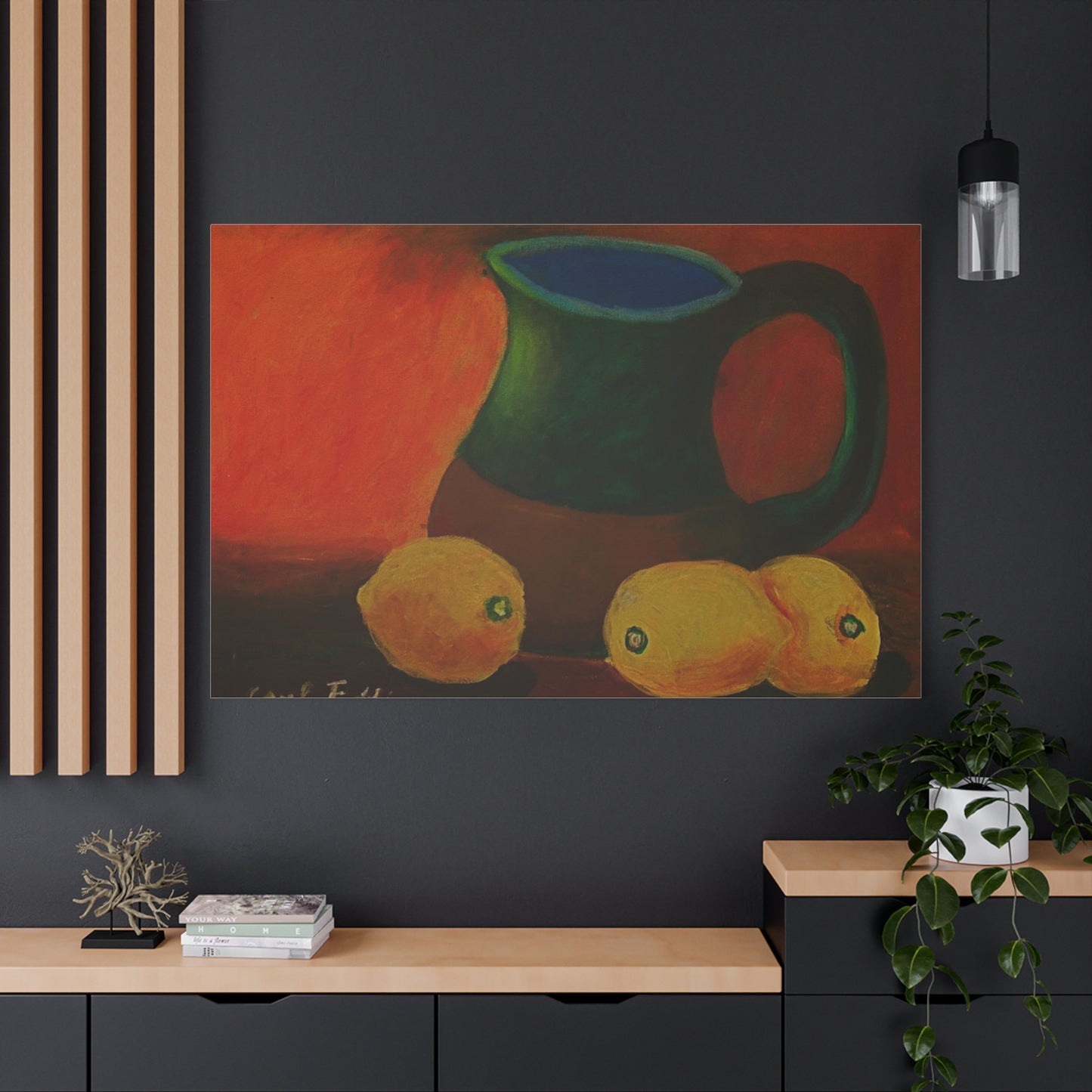 Canvas Print Tropical Lemon