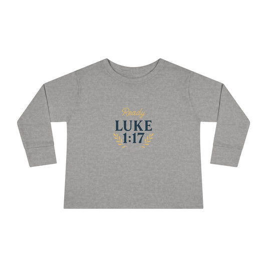 Religious Toddler Long Sleeve Tee - READY FOR THE LORD