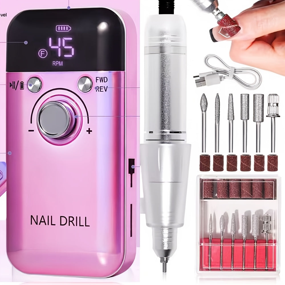 Professional Electric Nail Drill Machine (45000RPM)
