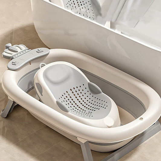 Bath Bed Cot - Adjustable Height Bathing System with Non-Slip Base, Harness & Bath