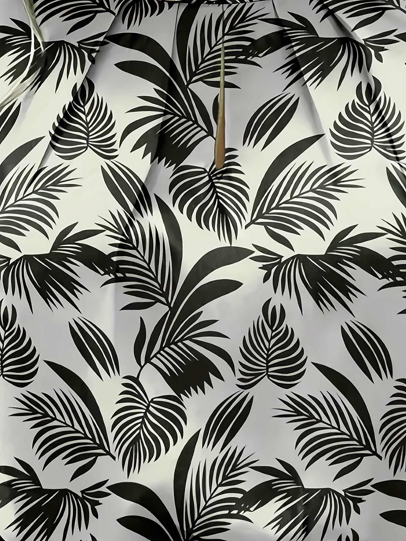 Tropical Print Women's Short Sleeve Shirt – Elegant Summer Floral Blouse