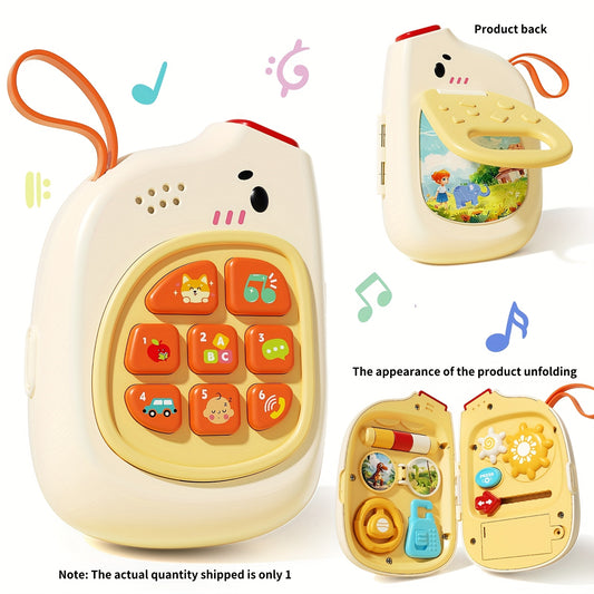 📱 EOHEMERAL Children's Mobile Phone Toy: Sensory Learning Tool with Music, Sound Simulations & Functions (Easy-to-Carry, 0-18 Months)