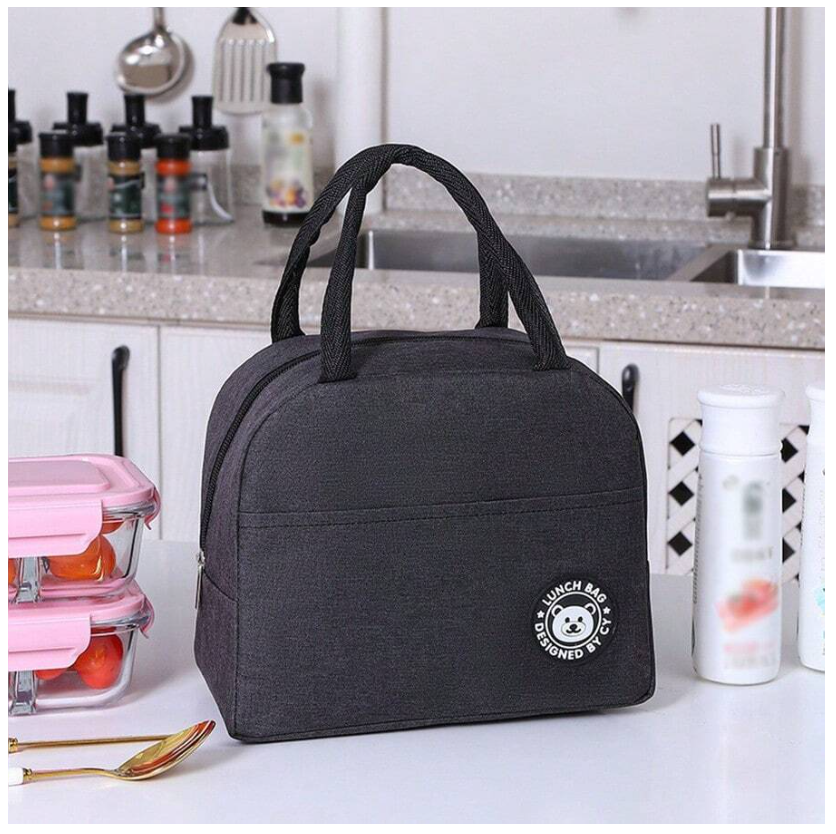 Portable Stackable Bento Lunch Box Set with Insulated Bag & Utensils - Ideal for Students and Office Workers