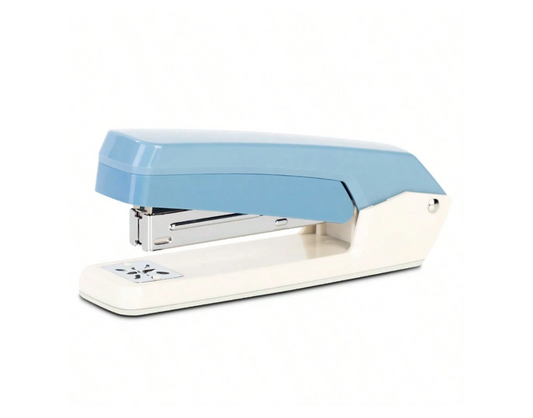 1pc 360° Rotating Stapler, Effortless Stapler, Multi-Functional Business Office Supplies, White, Can Bind 25 Sheets Of Paper At Once
