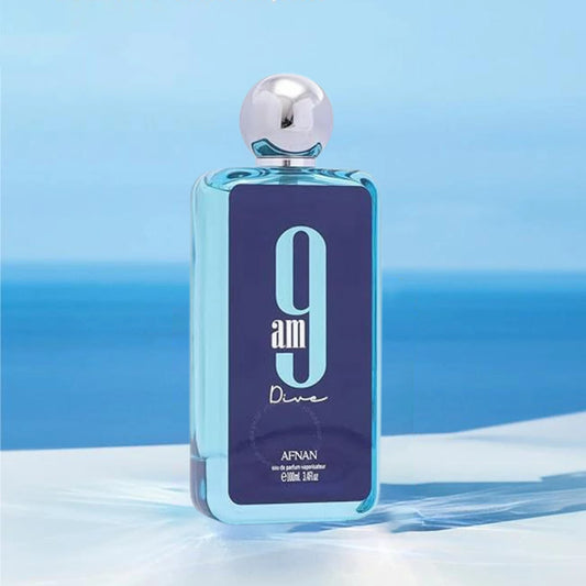 Afnan 9 AM or 9 PM EDP – 100ml (3.4oz) Long-Lasting Unisex Fragrance