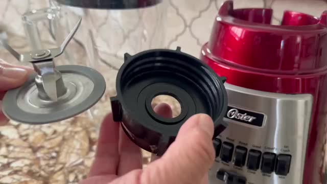 Oster Blender Replacement Parts – Ice Blade, Jar Base & 2 Gasket Seals