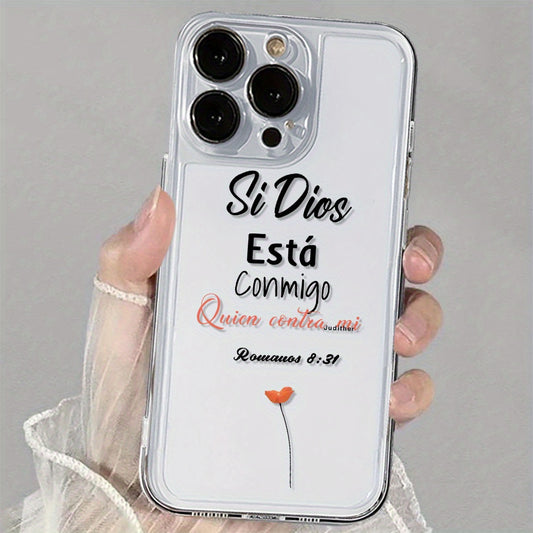 🙏 Luxury Soft TPU Shockproof Phone Case: "God's Love for You" Design for iPhone 7 Plus to 17 Pro Max