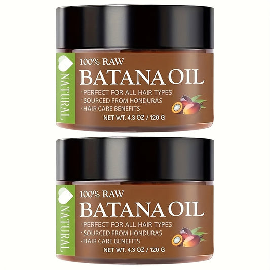 2-Pack Batana Hair Oil | Smoothing and Moisturizing for Dry Hair, for Moisturizing Scalp and Hair Care, Suitable for All Hair Types