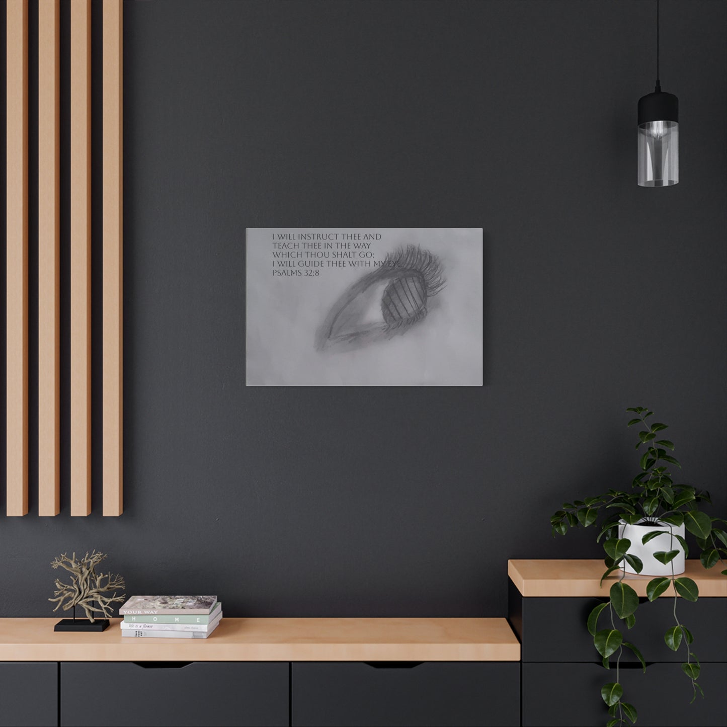 Canvas Wall Art - Jesus is Watching on Us