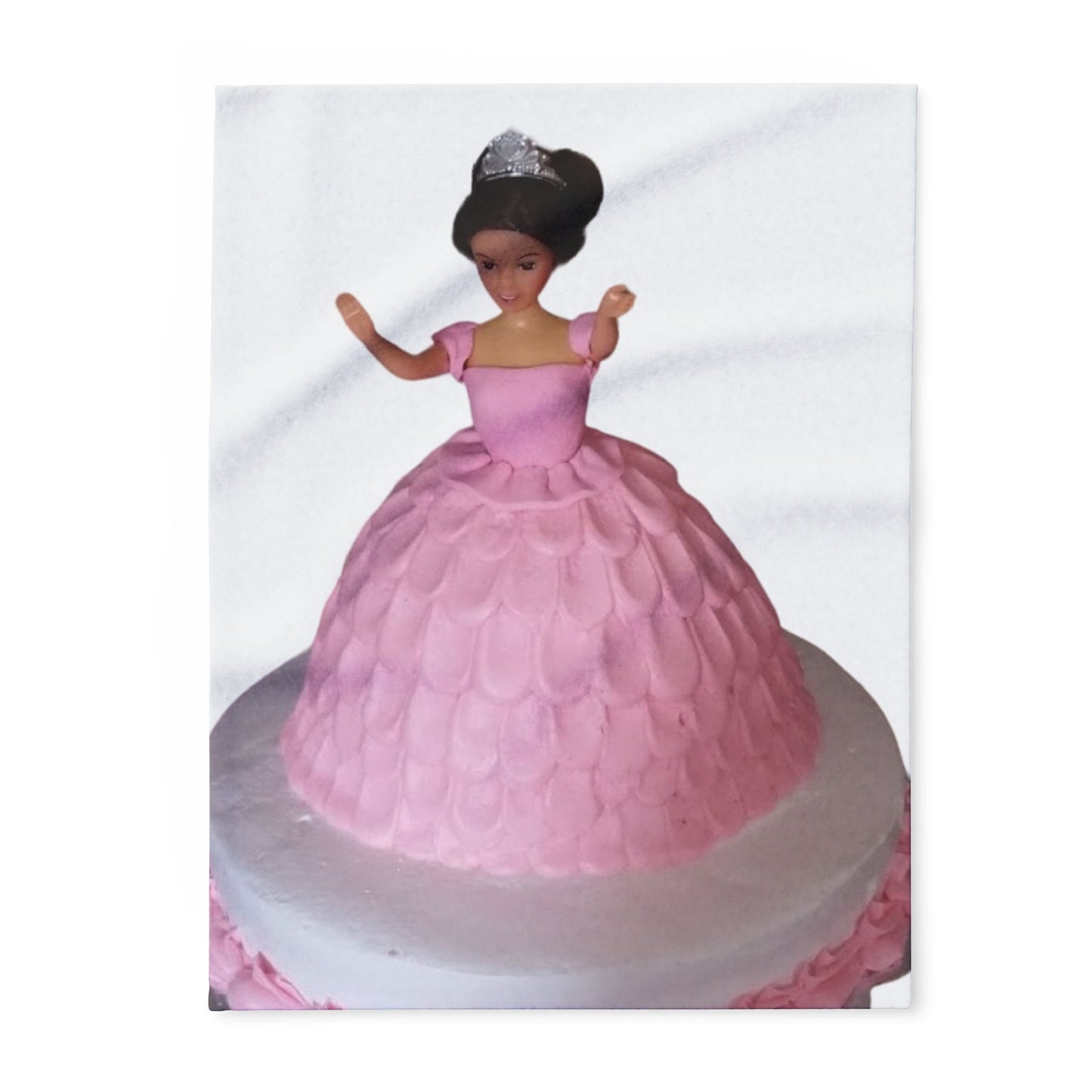 Arctic Fleece Blanket - Barbie Cake Design