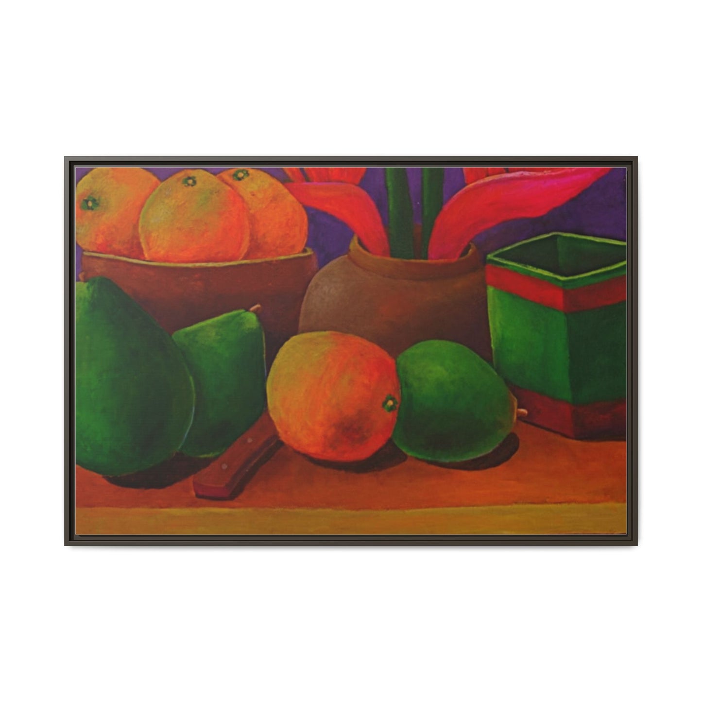 Canvas Wall Art - Tropical Fruits Design