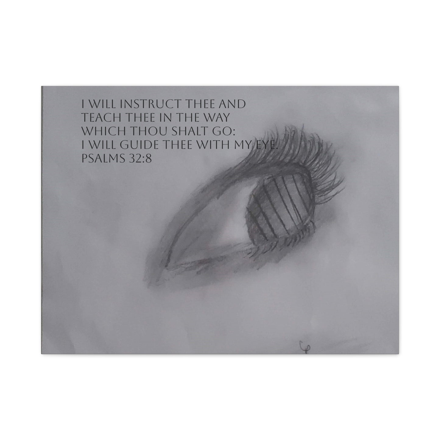 Canvas Wall Art - Jesus is Watching on Us