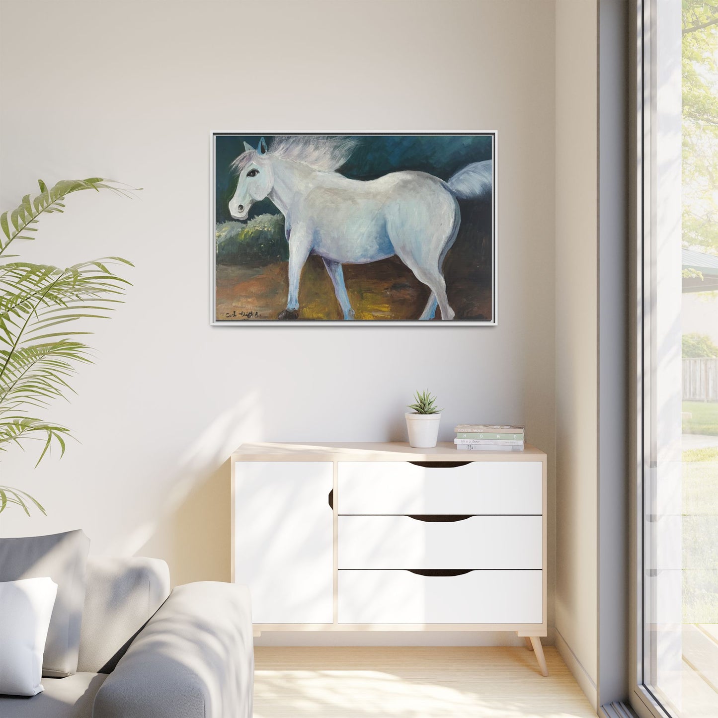 Canvas Horse Art