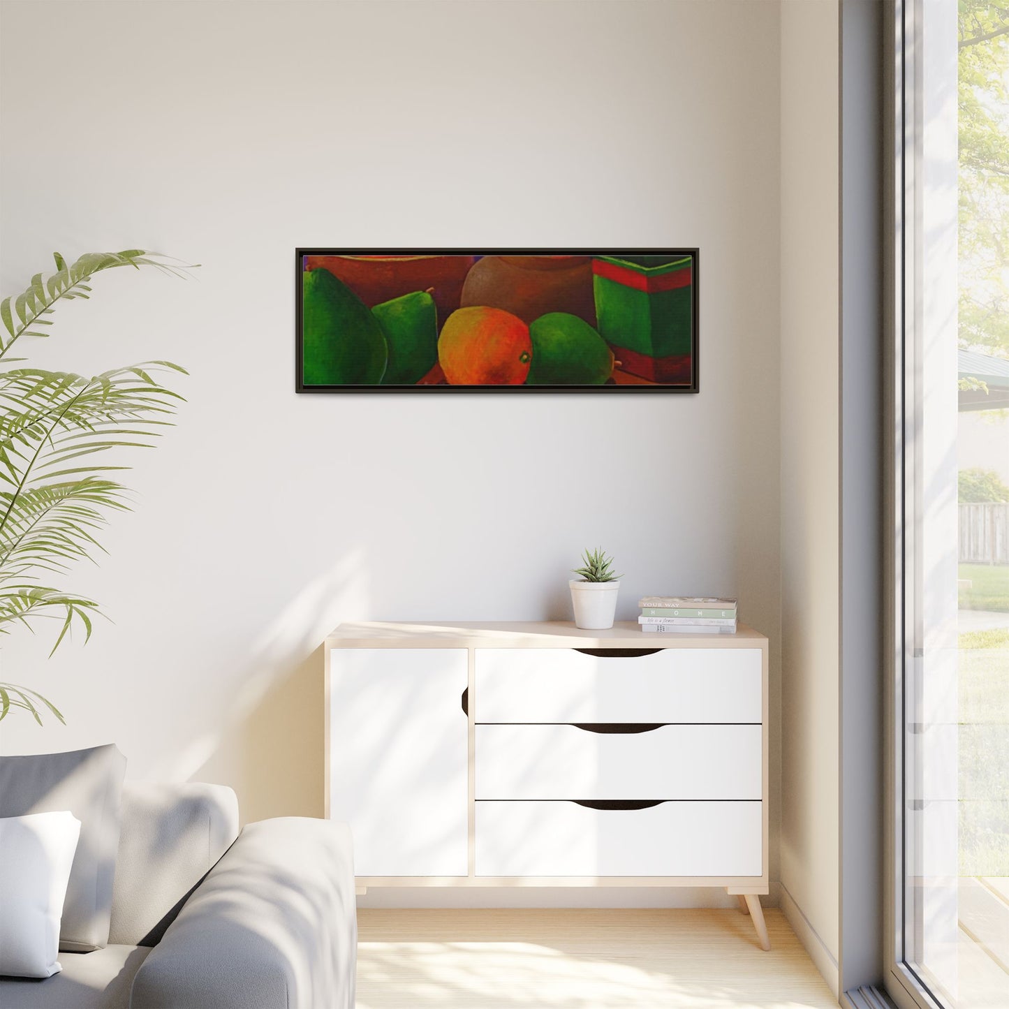 Canvas Wall Art - Tropical Fruits Design