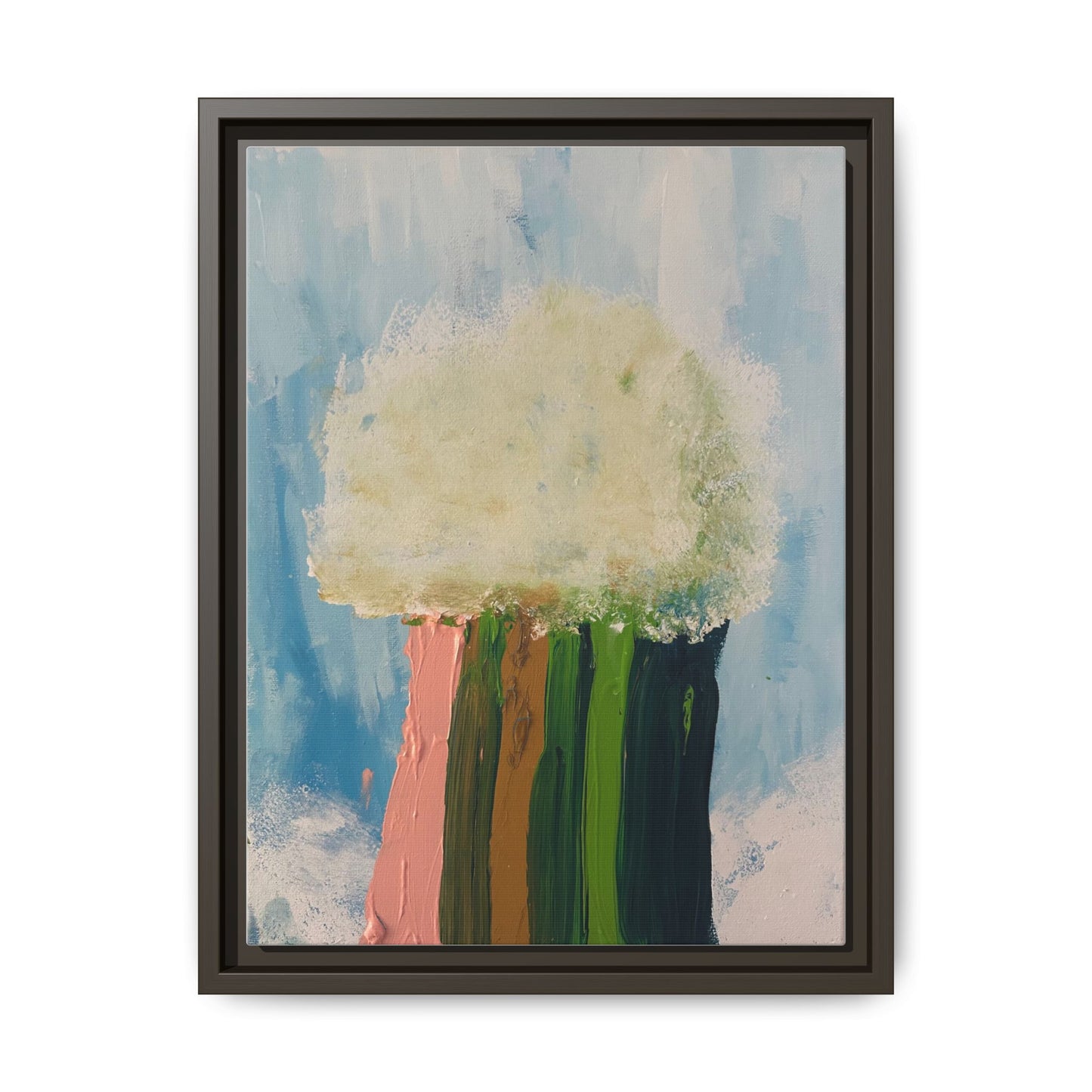 Canvas Wall Art - Cloud Dropping Rainbow