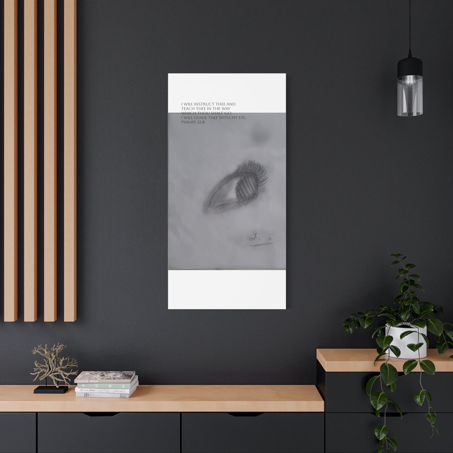 Canvas Wall Art - Jesus is Watching on Us