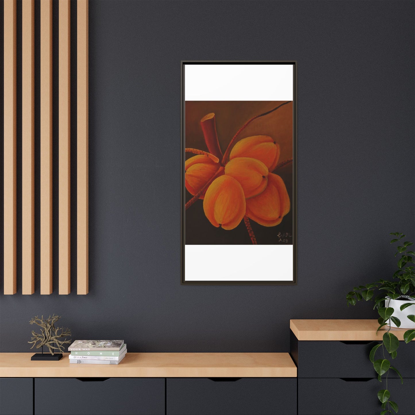 Matte Canvas, Framed (Multi-color)