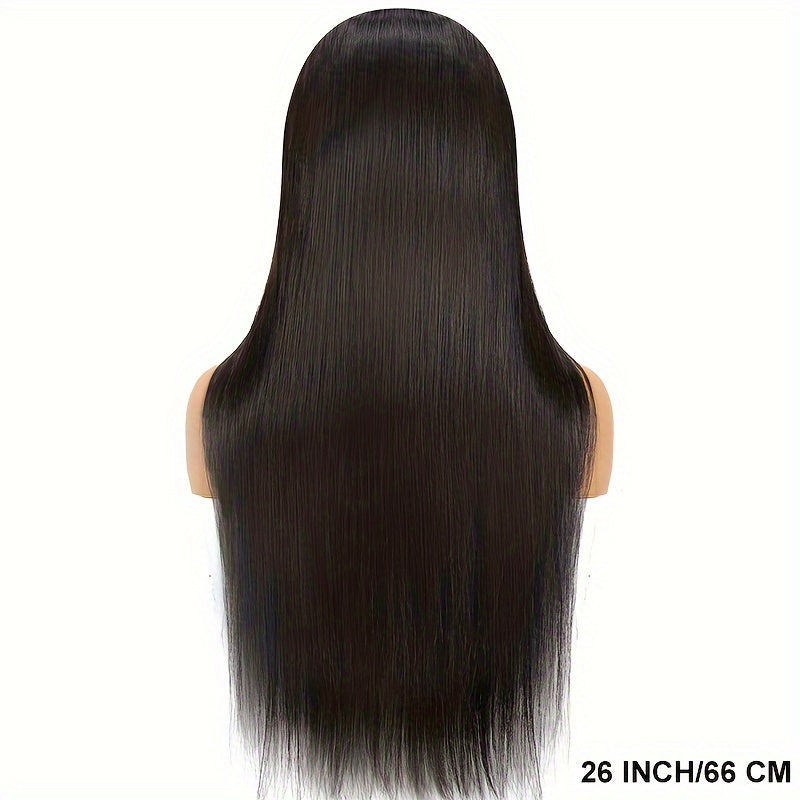 250% Density Brazilian Virgin Straight Wig with Bangs