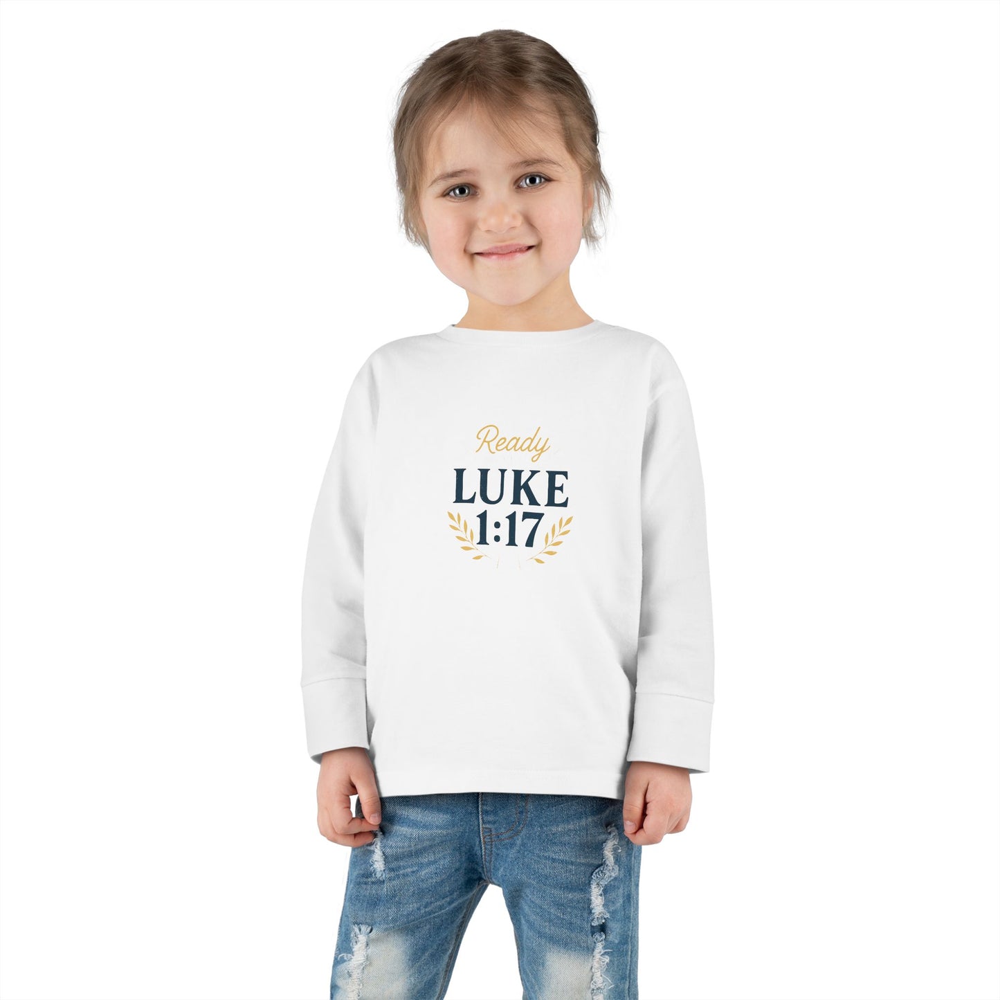 Religious Toddler Long Sleeve Tee - READY FOR THE LORD