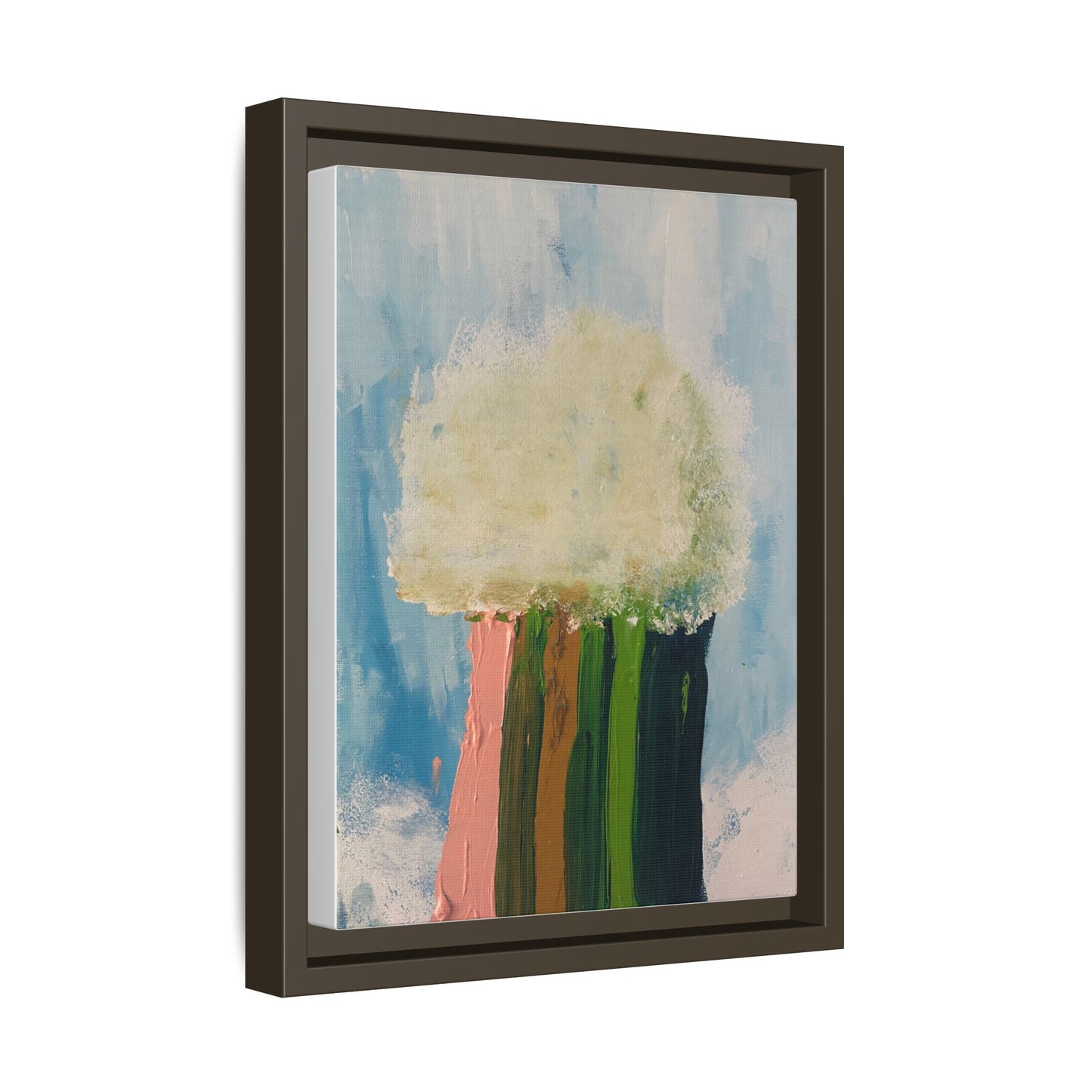 Canvas Wall Art - Cloud Dropping Rainbow