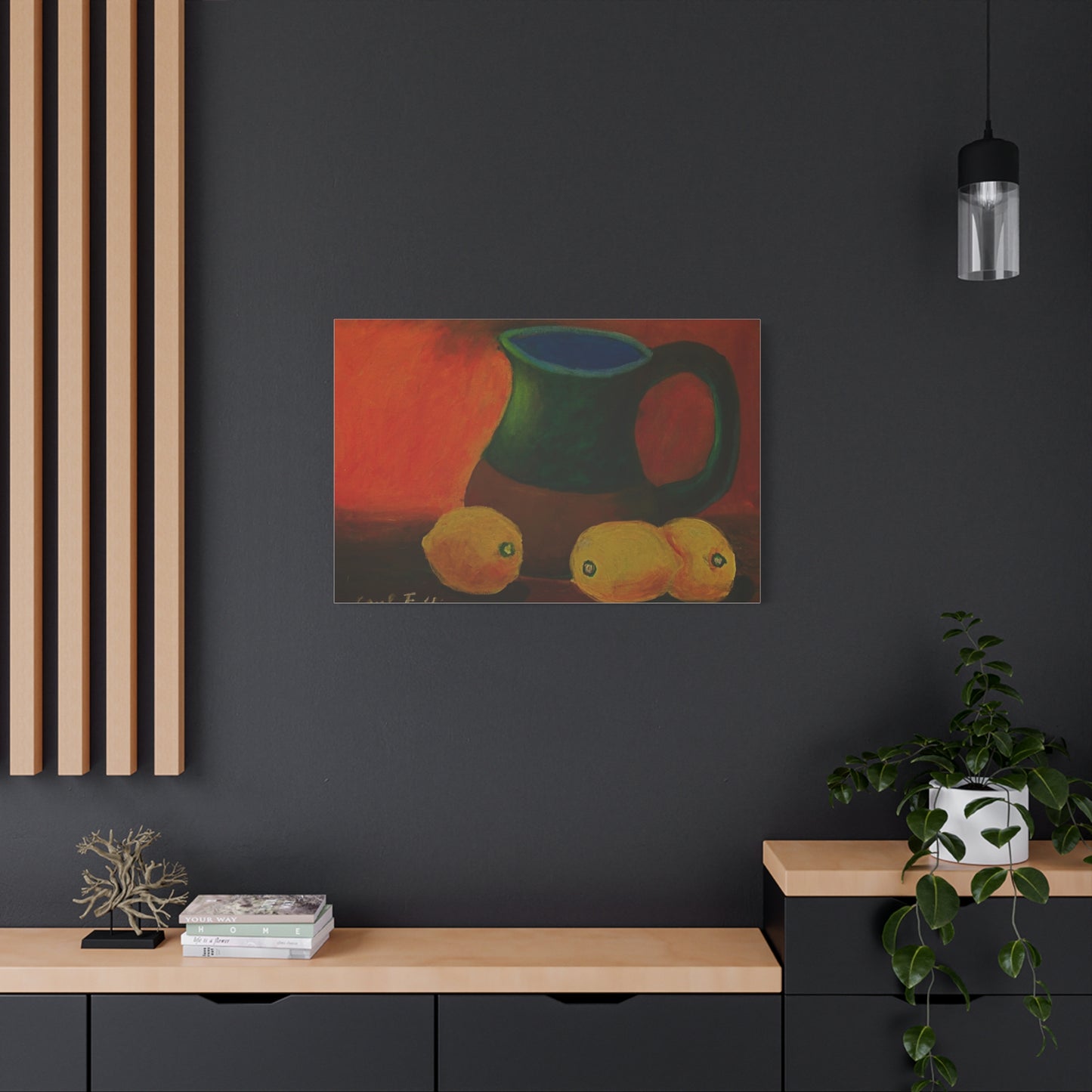 Canvas Print Tropical Lemon