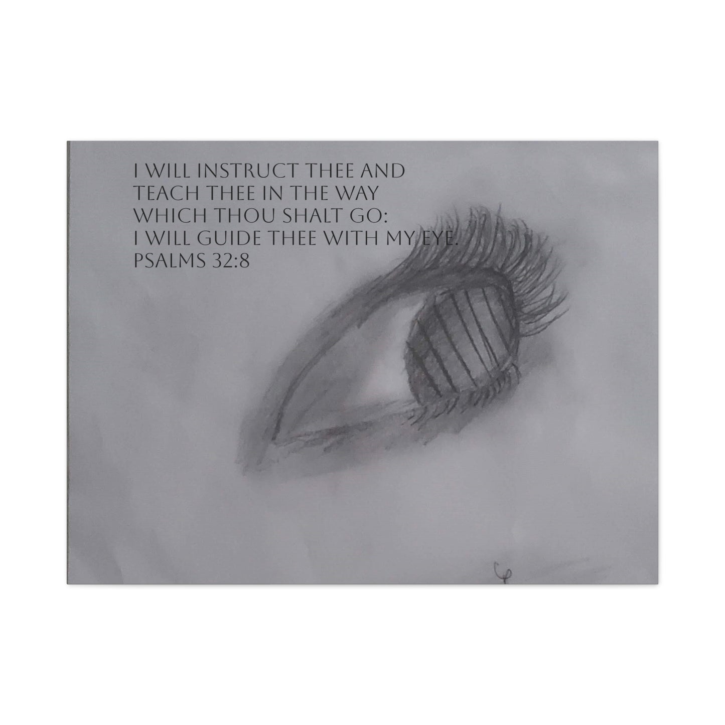 Canvas Wall Art - Jesus is Watching on Us