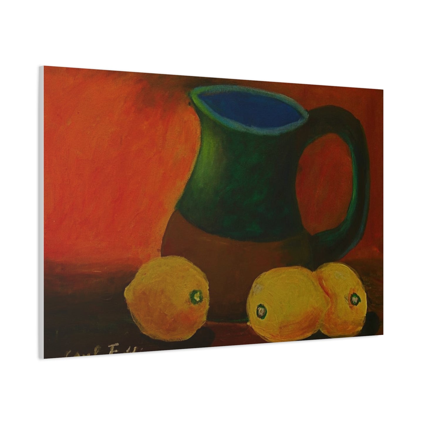 Canvas Print Tropical Lemon