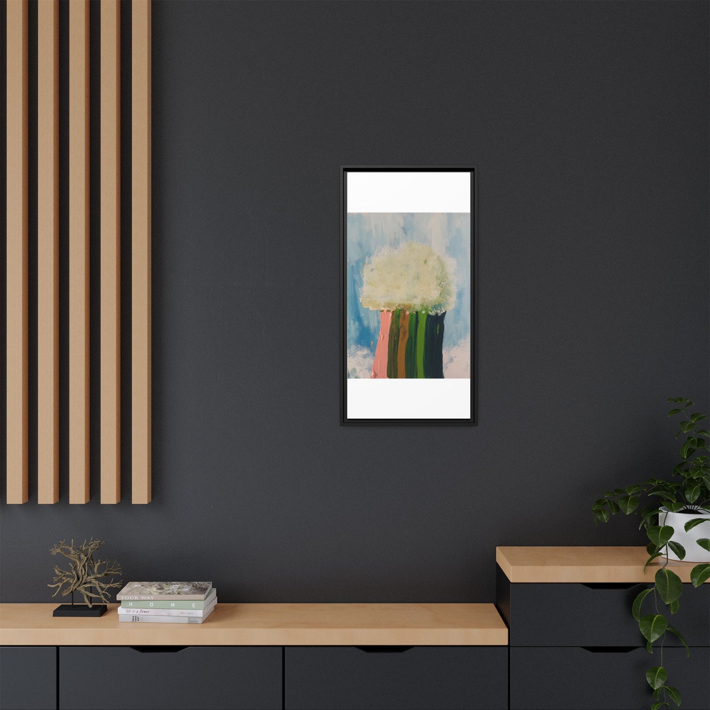 Canvas Wall Art - Cloud Dropping Rainbow