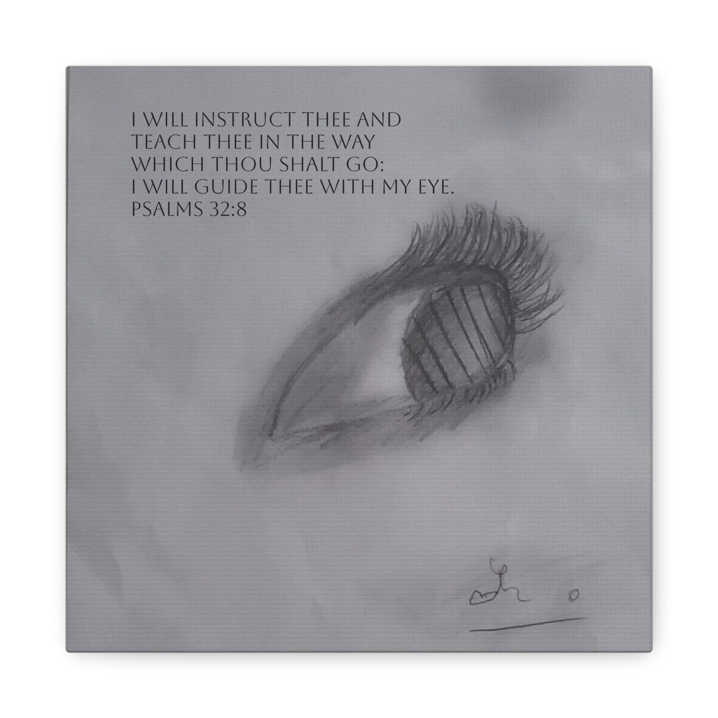 Canvas Wall Art - Jesus is Watching on Us