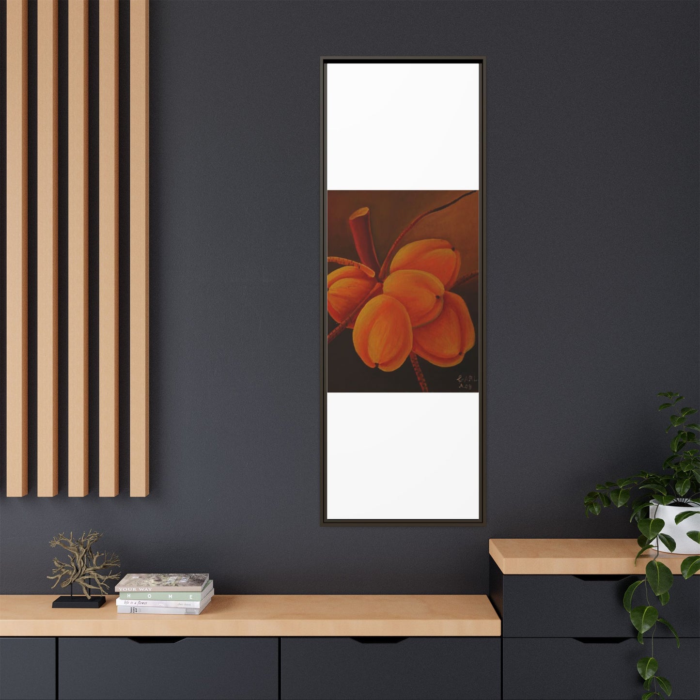 Matte Canvas, Framed (Multi-color)