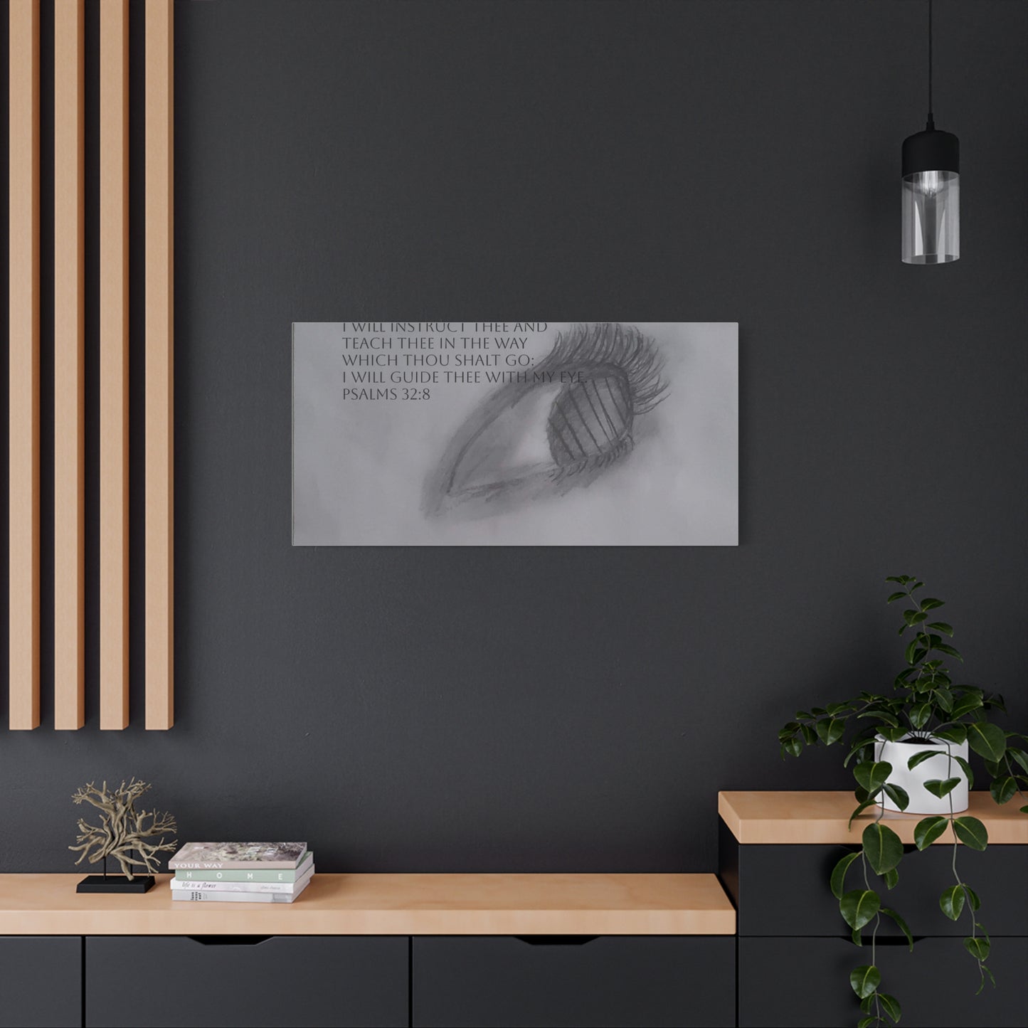Canvas Wall Art - Jesus is Watching on Us