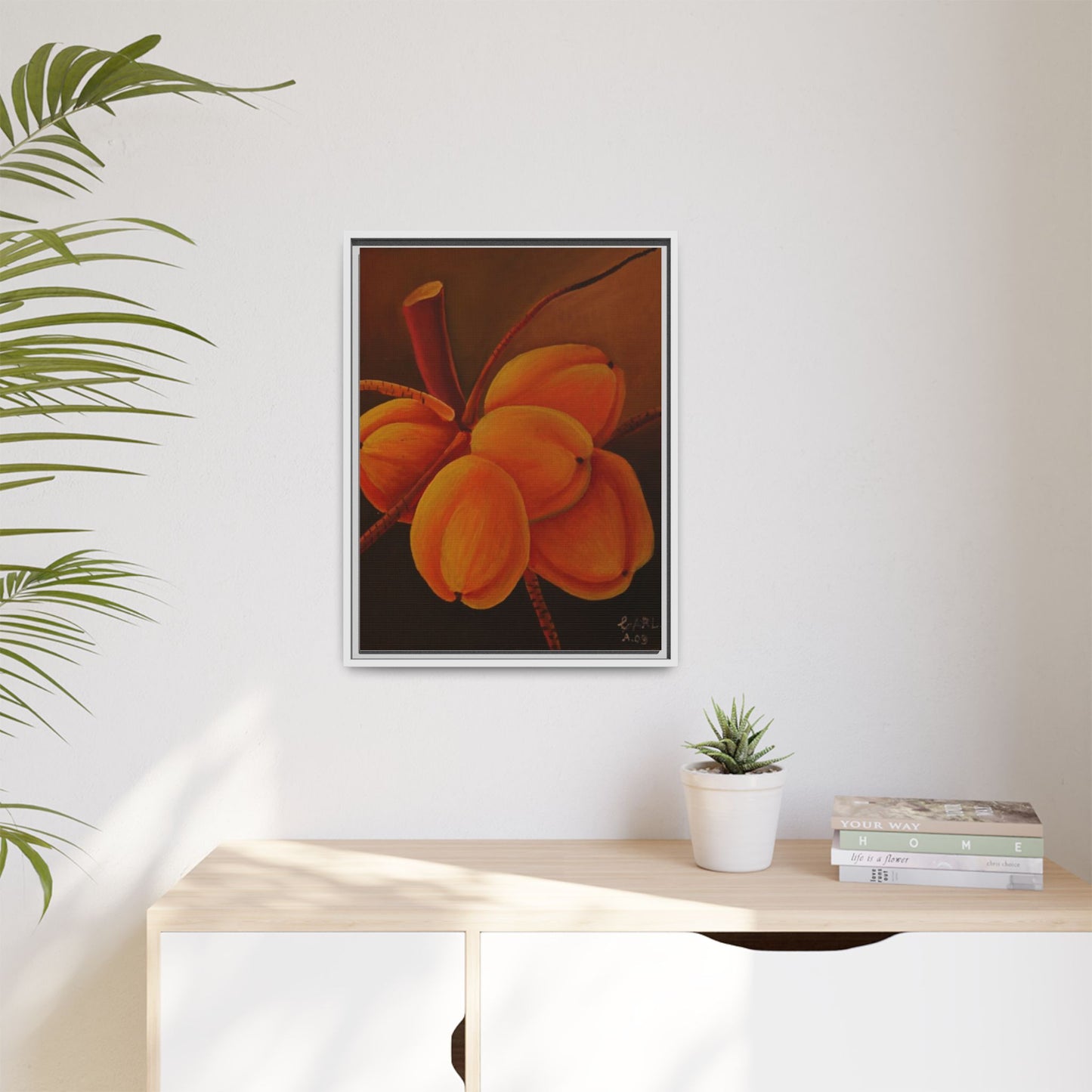 Matte Canvas, Framed (Multi-color)