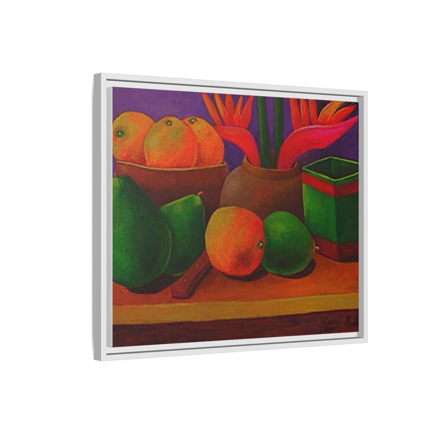 Canvas Wall Art - Tropical Fruits Design