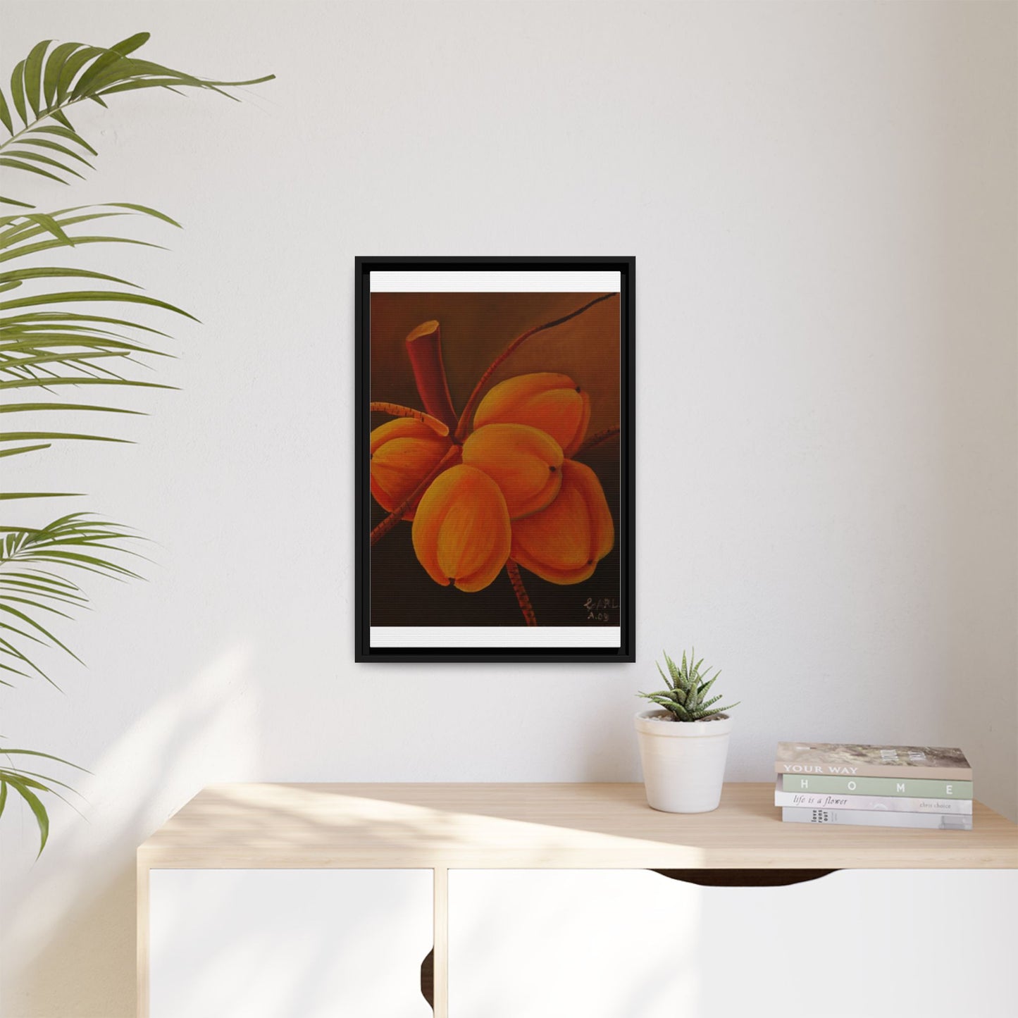 Matte Canvas, Framed (Multi-color)