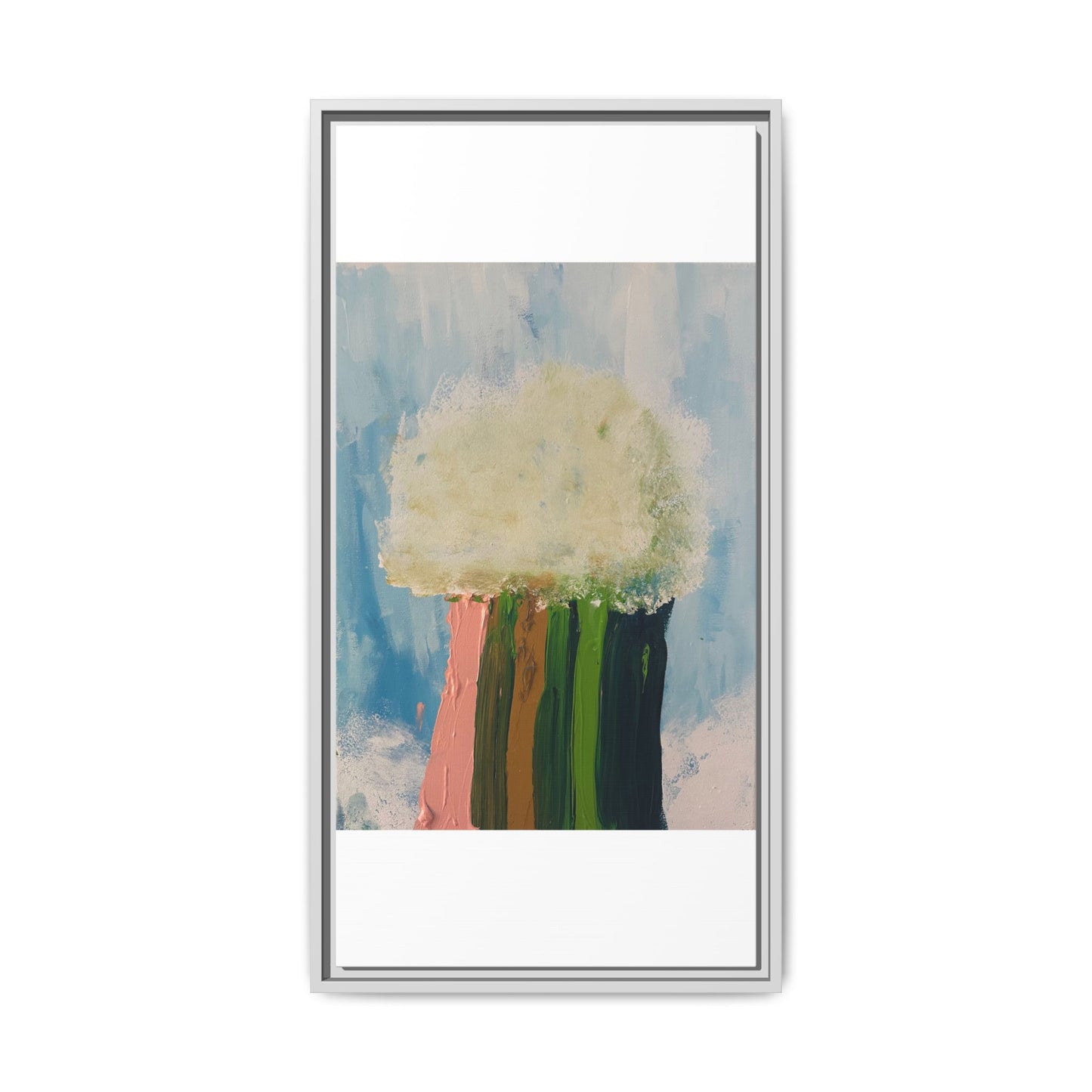 Canvas Wall Art - Cloud Dropping Rainbow