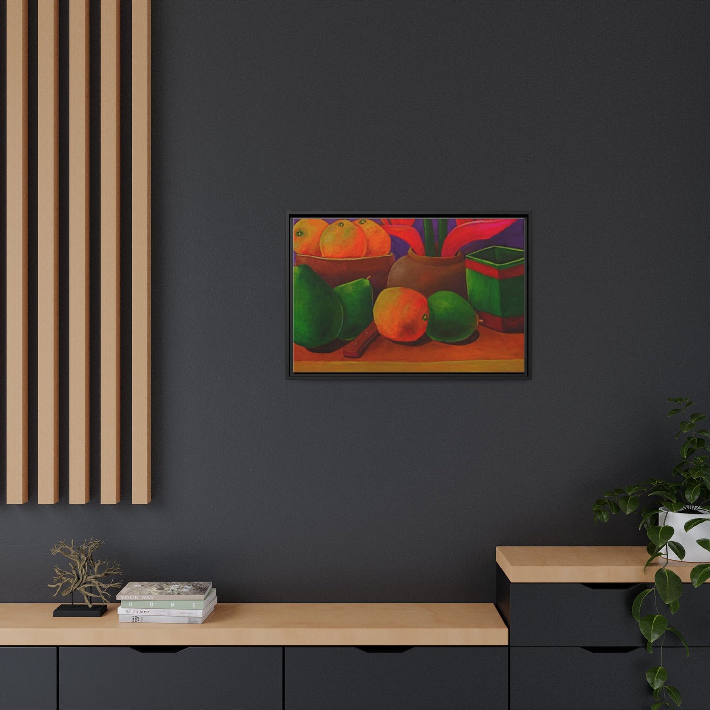 Canvas Wall Art - Tropical Fruits Design