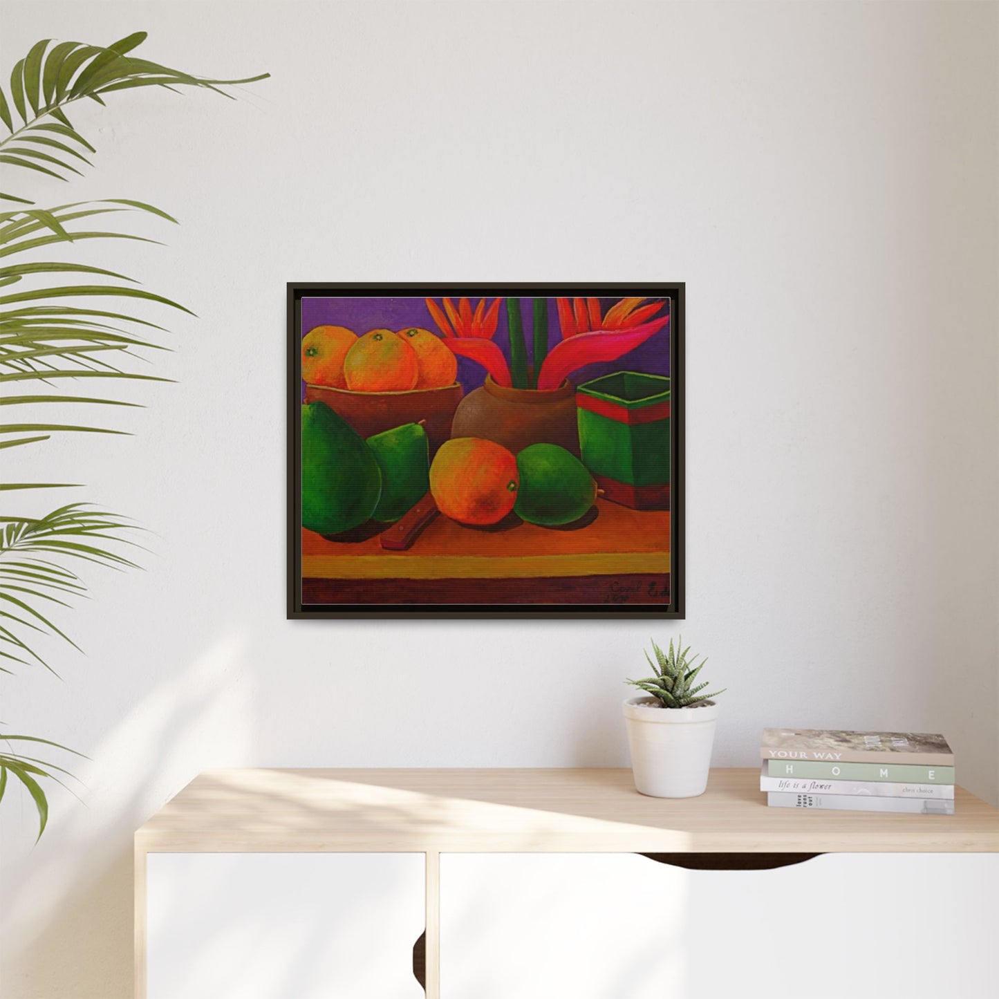 Canvas Wall Art - Tropical Fruits Design