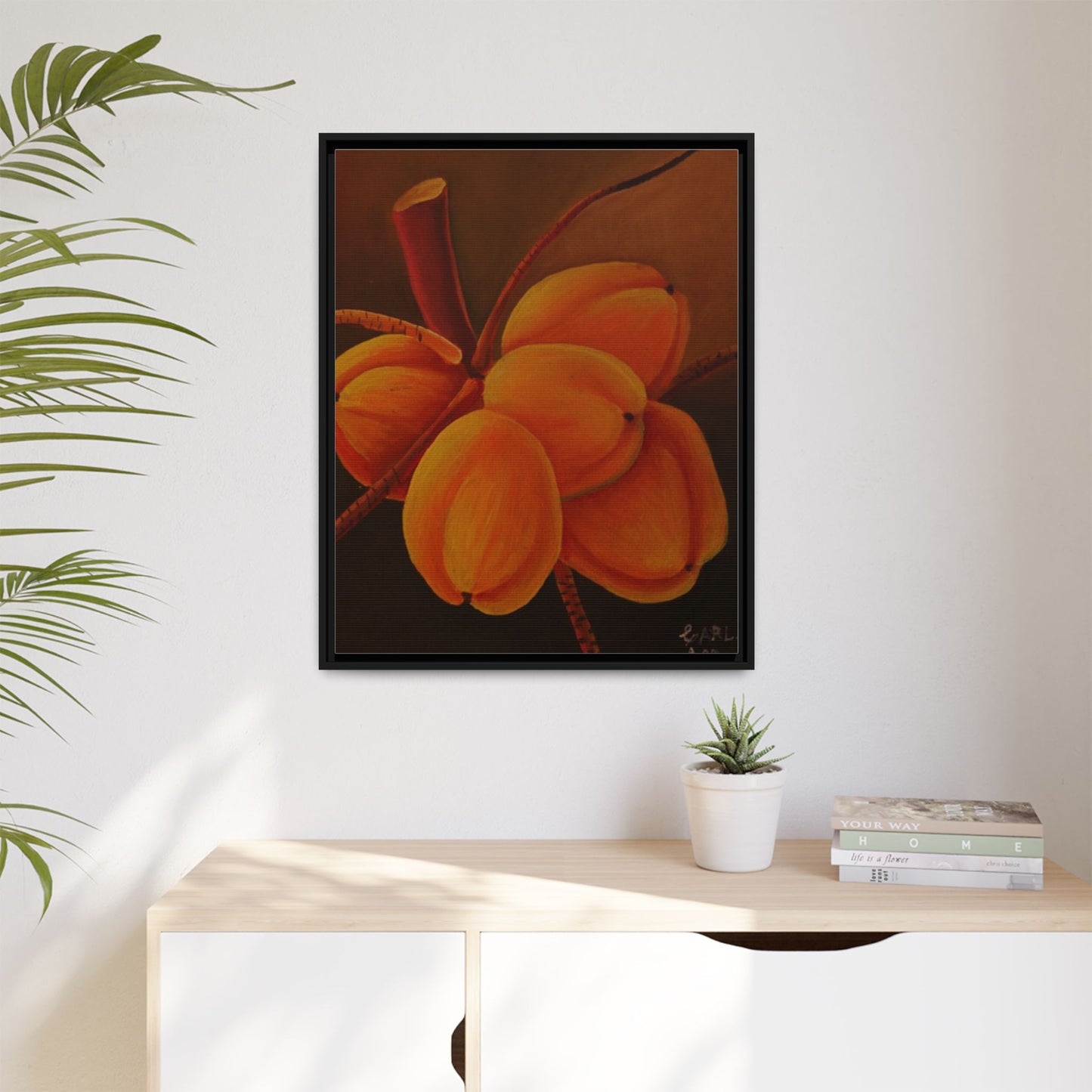 Matte Canvas, Framed (Multi-color)