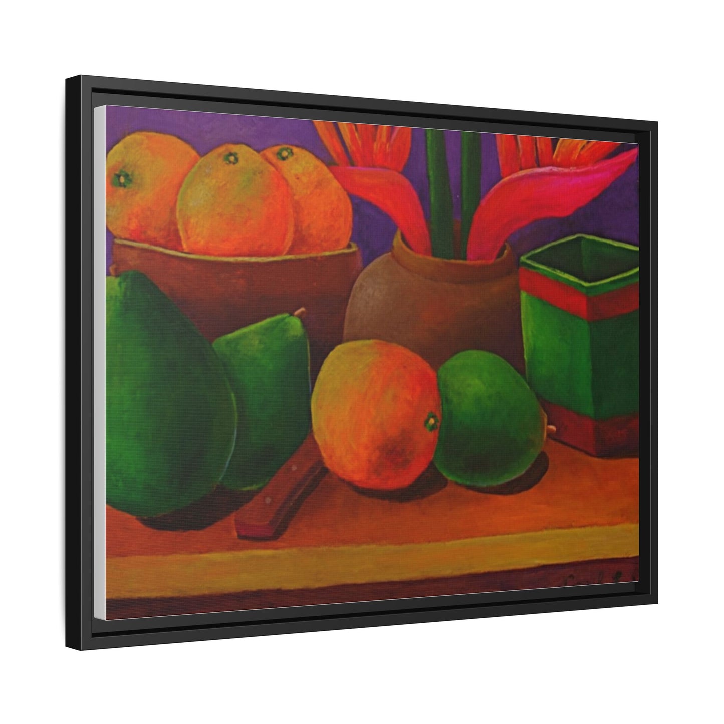 Canvas Wall Art - Tropical Fruits Design