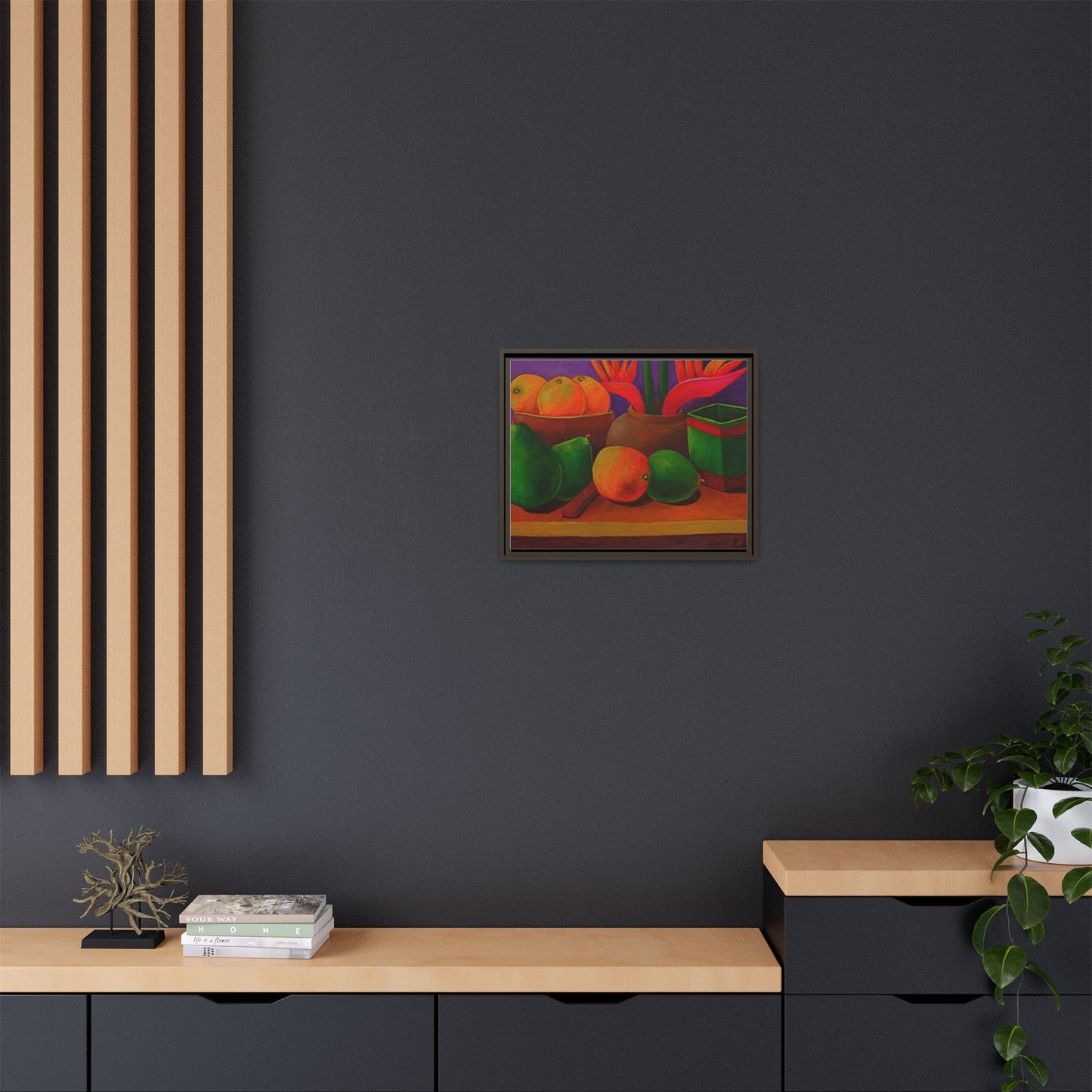Canvas Wall Art - Tropical Fruits Design