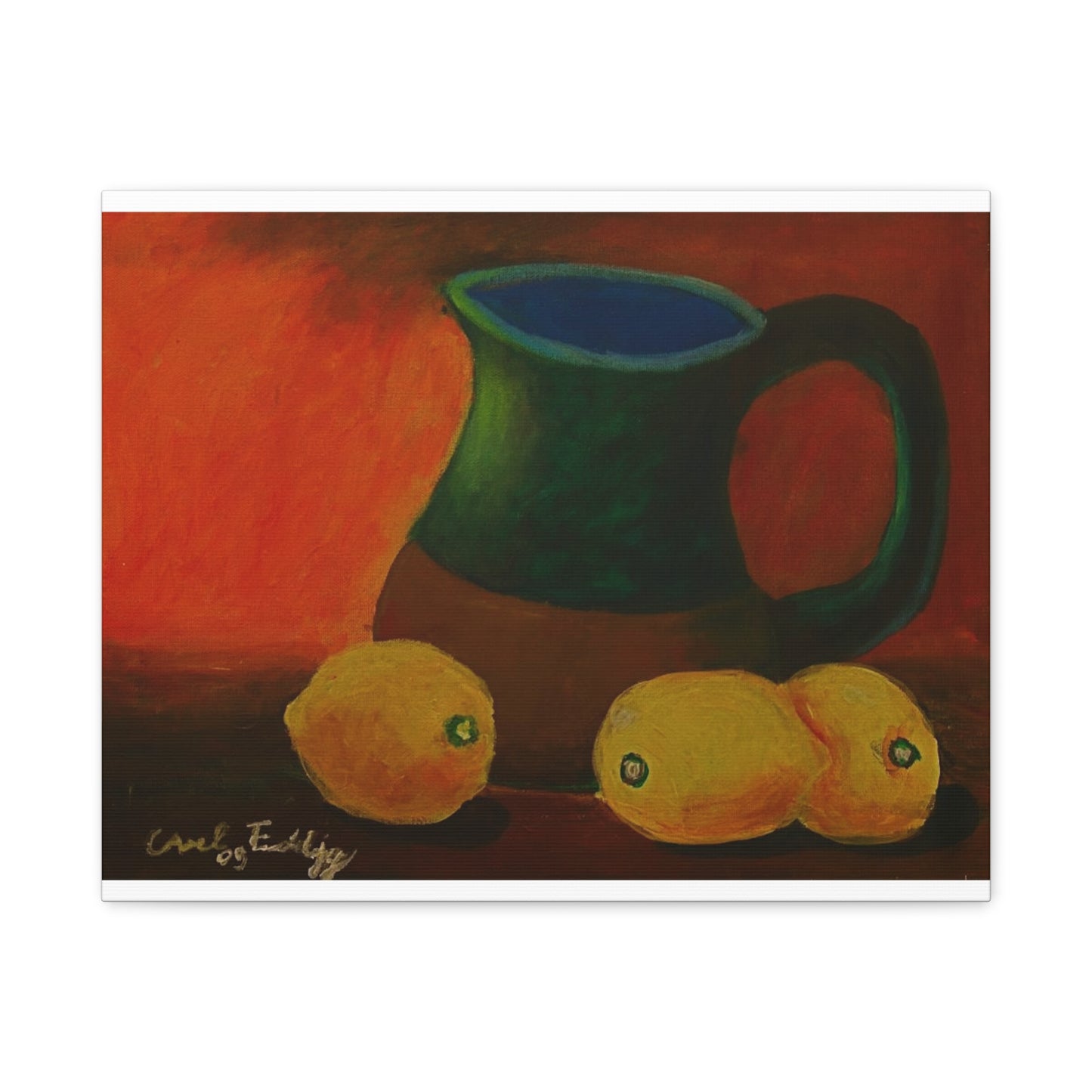 Canvas Print Tropical Lemon