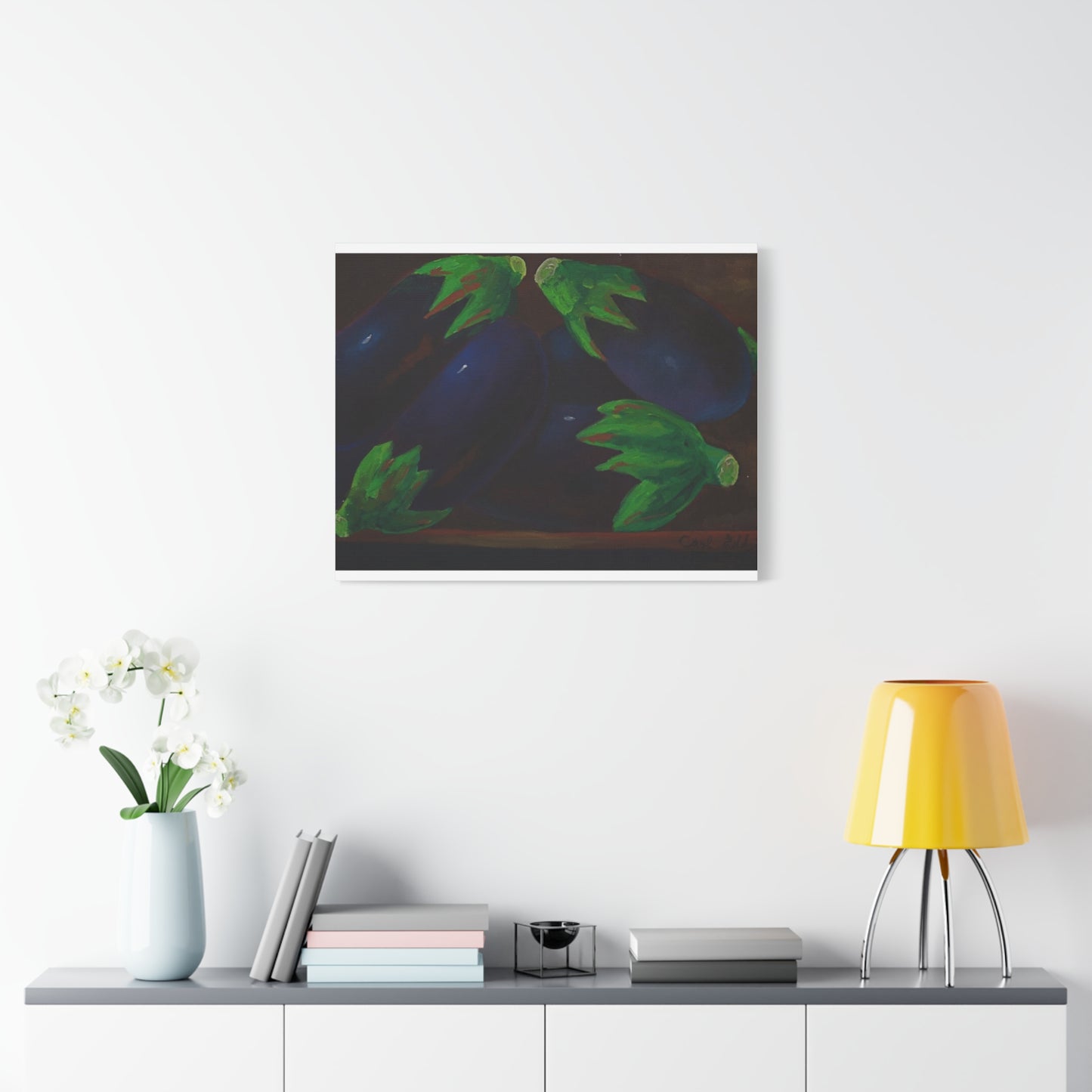 Canvas Print - Eggplant Design