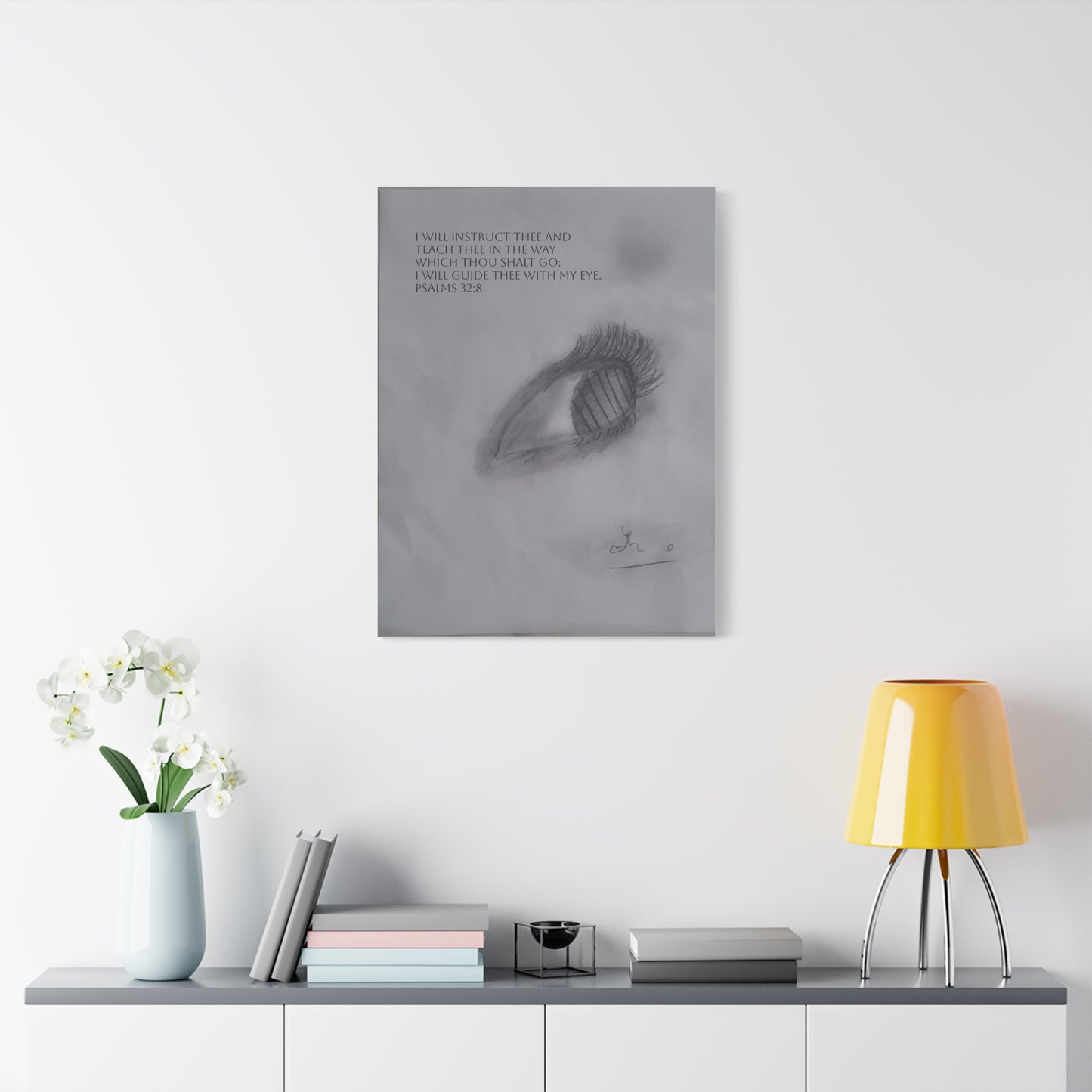 Canvas Wall Art - Jesus is Watching on Us