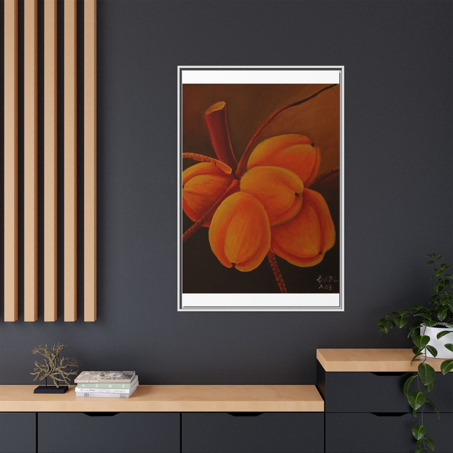 Matte Canvas, Framed (Multi-color)