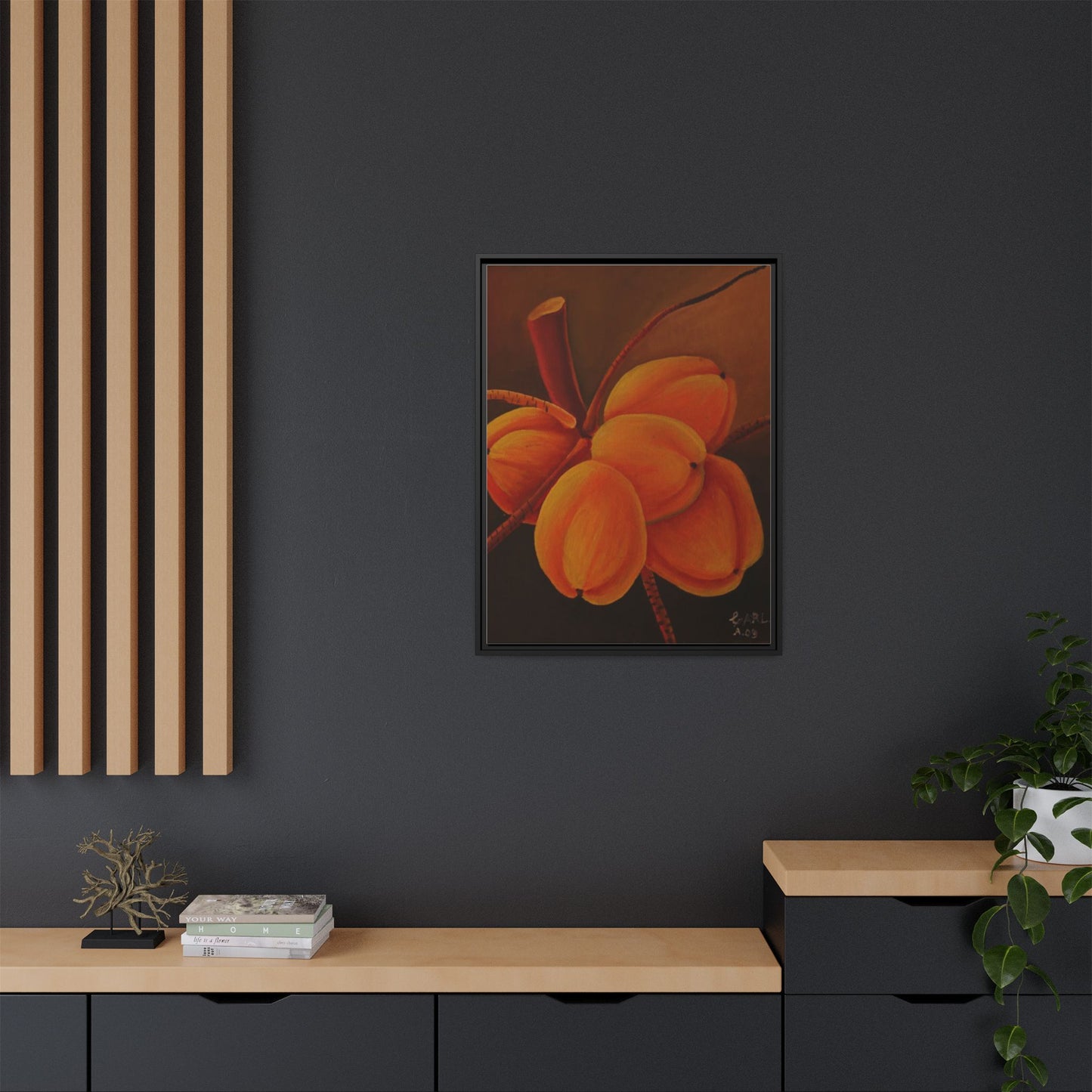 Matte Canvas, Framed (Multi-color)