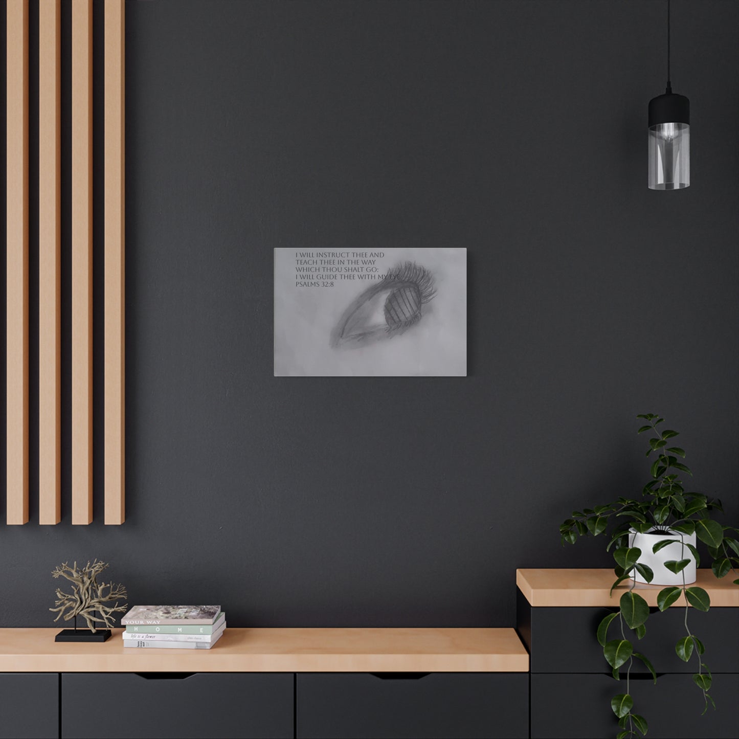 Canvas Wall Art - Jesus is Watching on Us