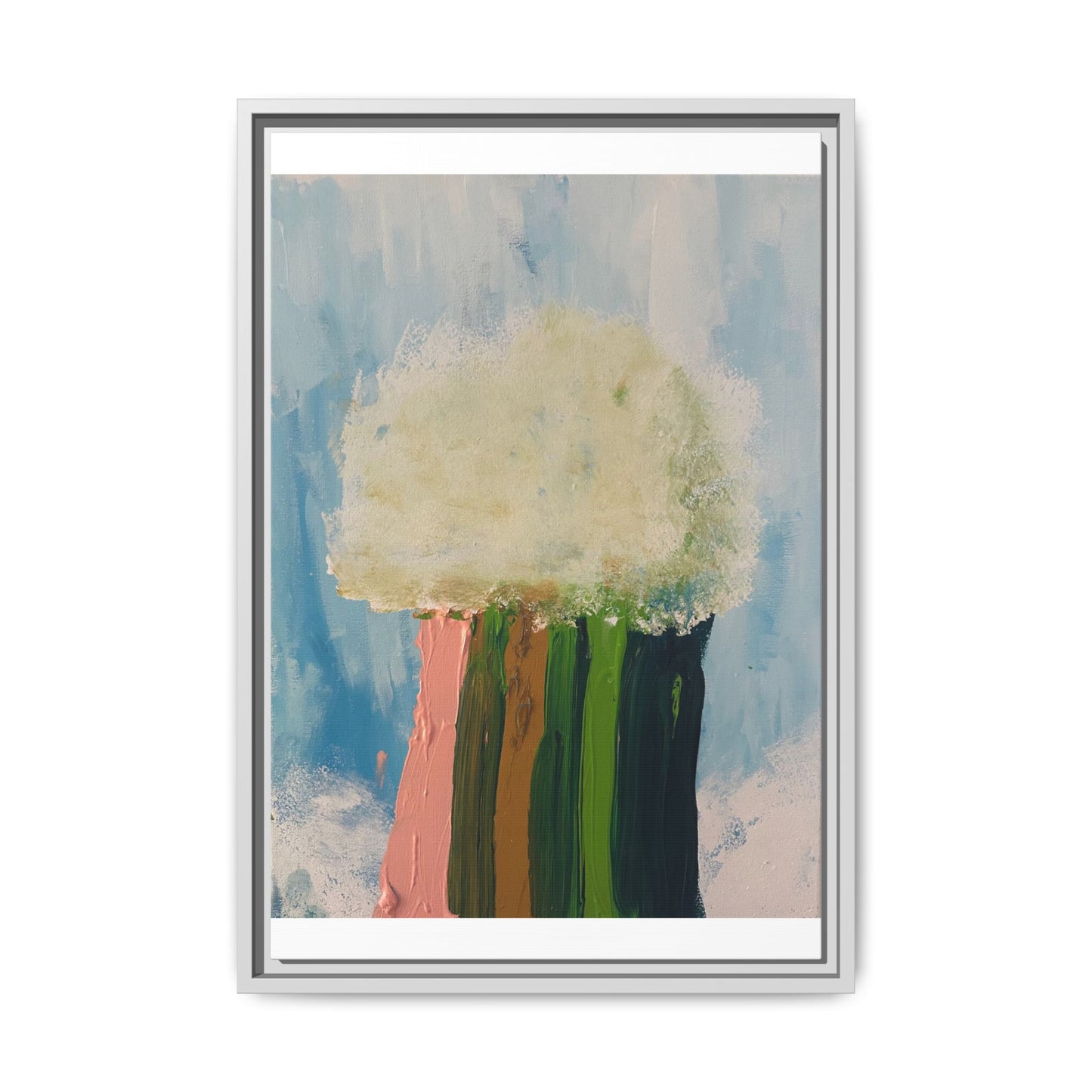 Canvas Wall Art - Cloud Dropping Rainbow